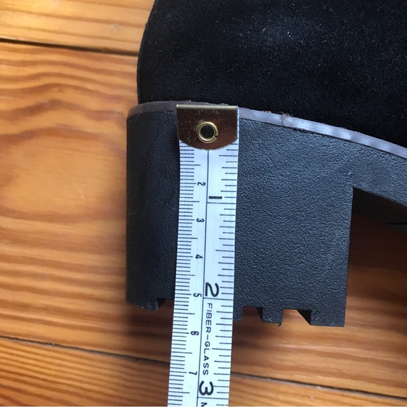 Caslon Black Lace Up Combat Boots Side Zipper, EUC, 8.5 - Picture 10 of 10